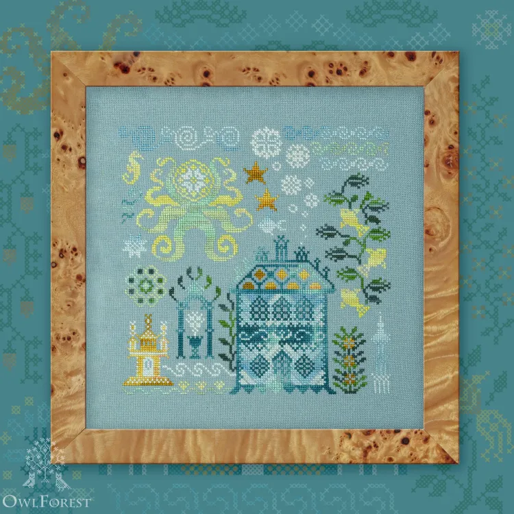 Embroidery kit “Atlantis. Octopus”