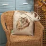 “Murzik Portrait” Linen Shopping Bag 
