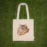 “Murzik Portrait” Linen Shopping Bag 