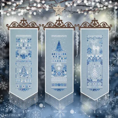 Digital embroidery chart “Christmas Forest”