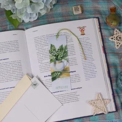 “Lilies of the Valley” Bookmarker