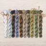 Set of OwlForest Hand-Dyed Threads for the “Snow leopard” Chart (DMC)