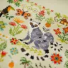 Printed embroidery chart “Lemuria. Lemur”
