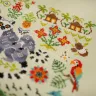 Printed embroidery chart “Lemuria. Lemur”