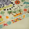 Printed embroidery chart “Lemuria. Lemur”