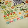 Printed embroidery chart “Lemuria. Lemur”