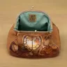“Melancholy Time” Cotton Kiss Clasp Pouch