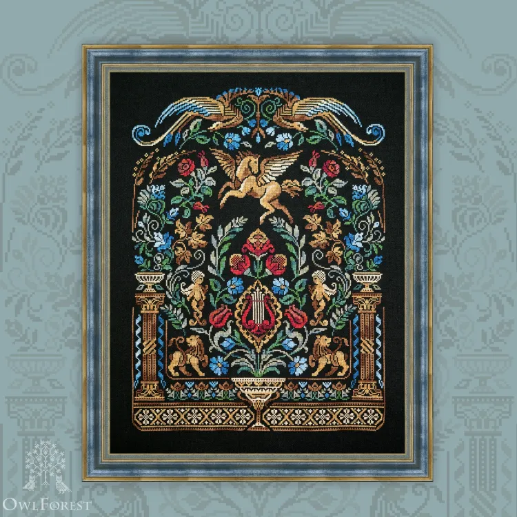 Digital embroidery chart “Imagination Flight”