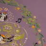 Printed embroidery chart “Singing Goldcrests”