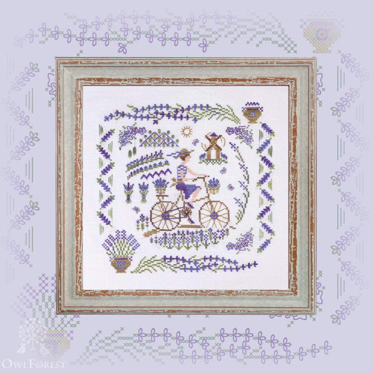 Embroidery kit “Lavender Wind”