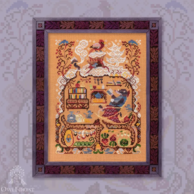 Embroidery kit “Forest Houses. Mole”