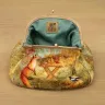“Foxes” Cotton Kiss Clasp Pouch