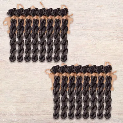 Set of OwlForest Hand-Dyed Threads for the “Black Roses” Chart (DMC)