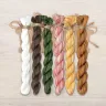 Set of OwlForest Hand-Dyed Threads for the “Bouquet for You!” Chart (Thread Trade n.a. Kirov)