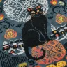 Printed embroidery chart “Moonlight Cat” Printed embroidery chart “Moonlight Cat”