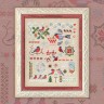 Printed embroidery chart “Bullfinches”