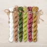 Set of OwlForest Hand-Dyed Threads for the “Snail Houses. Grape” Chart (Thread Trade n.a. Kirov)