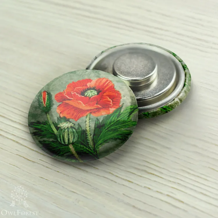 Magnet Needle Minder “Red Poppy”