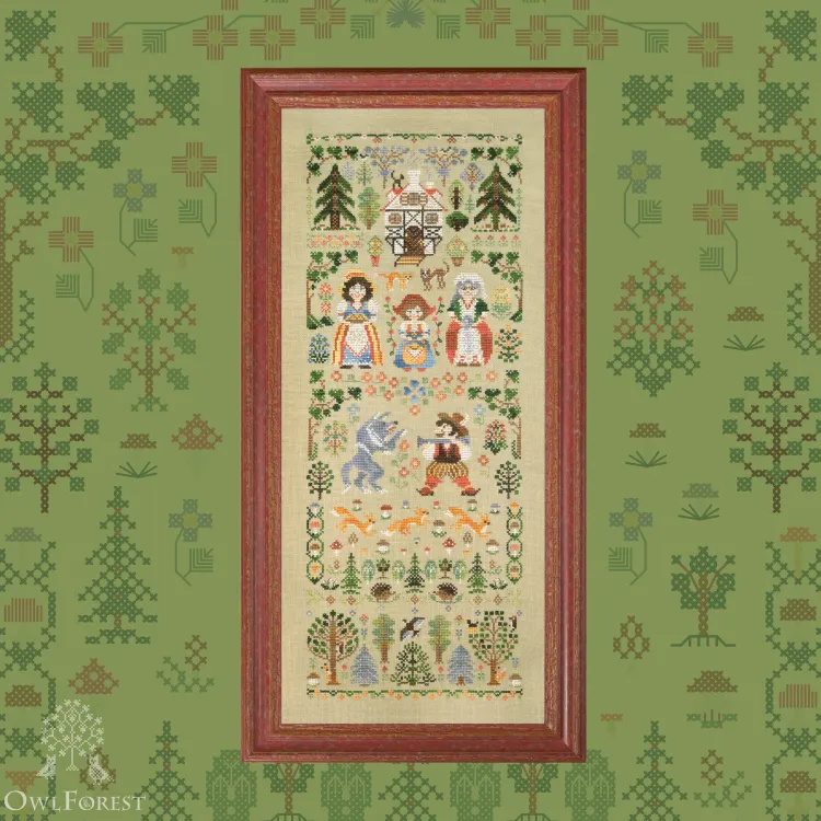 Embroidery kit “Little Red Riding Hood”