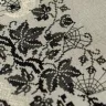 Printed embroidery chart “Black Ivy”