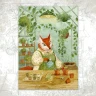 “March in the Greenhouse” Postcard