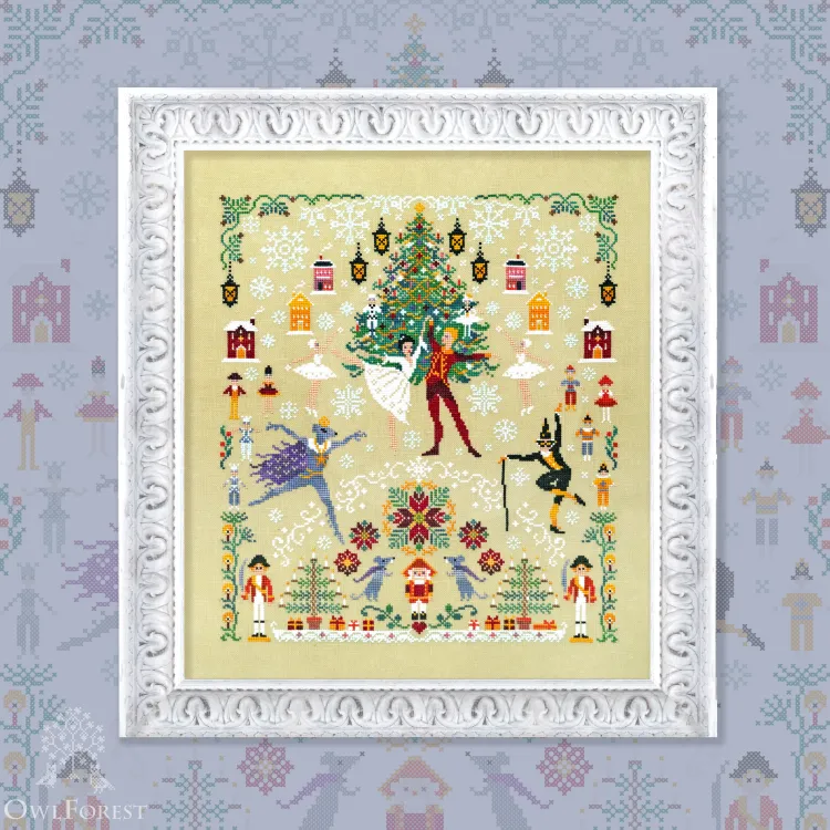Digital embroidery chart “Nutcracker” – Owlforest Embroidery