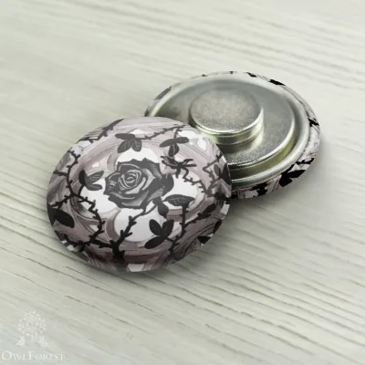 Magnet Needle Minder “Black Rose”
