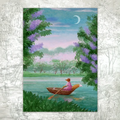 “May Twilight” Postcard