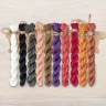 Set of OwlForest Hand-Dyed Threads for the “My Sweetie Pie” Chart (Thread Trade n.a. Kirov)