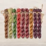 Set of OwlForest Hand-Dyed Threads for the “Tree of Knowledge” Chart (Thread Trade n.a. Kirov)