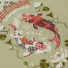 Printed embroidery chart “Garden Carps”