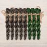 Set of OwlForest Hand-Dyed Threads for the “Hunter's Memories” Chart (DMC)