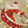 Free embroidery digital chart “Dashing through the Snow”