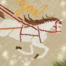 Free embroidery digital chart “Dashing through the Snow”