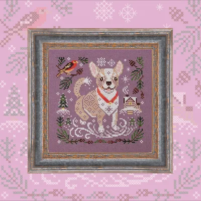 Printed embroidery chart “Nimble Tail” 