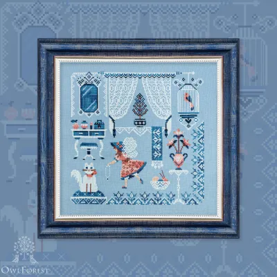 Digital embroidery chart “Boudoir Fairy”