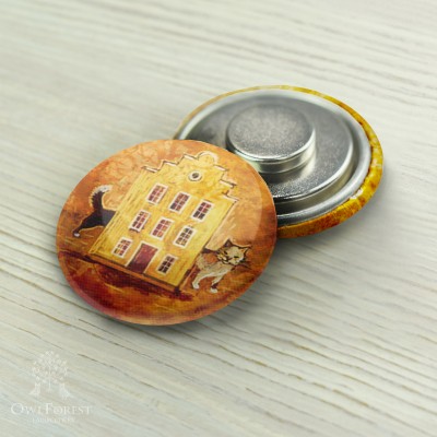 Magnet Needle Minder “City of cats”