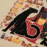 Printed embroidery chart “My Licorice Candy”