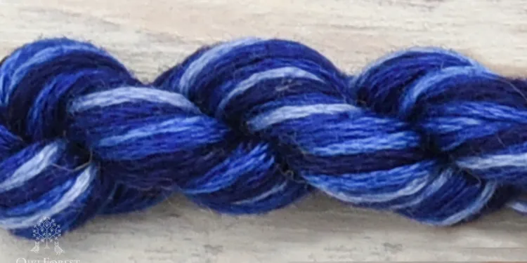 Mouline thread “OwlForest 1419 — Ultramarine”