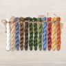 Set of OwlForest Hand-Dyed Threads for the “Little Red Riding Hood” Chart (Thread Trade n.a. Kirov)