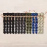 Set of OwlForest Hand-Dyed Threads for the “Black Ivy” Chart (DMC)