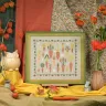 Printed embroidery chart “Carrot Forest”