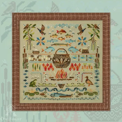 Printed embroidery chart “Ukha”