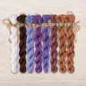 Set of OwlForest Hand-Dyed Threads for the “Lullaby” Chart (DMC)