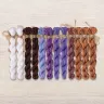 Set of OwlForest Hand-Dyed Threads for the “Lullaby” Chart (DMC)