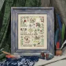 Printed embroidery chart “Robins”