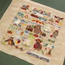 Printed embroidery chart “Owl Travellers”
