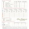 Printed embroidery chart “Moonlight Owl” Printed embroidery chart “Moonlight Owl”