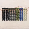 Set of OwlForest Hand-Dyed Threads for the “Black Ivy” (Thread Trade n.a. Kirov)