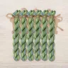 Set of OwlForest Hand-Dyed Threads for the “Birds in the Green Garden” Chart (Thread Trade n.a. Kirov)